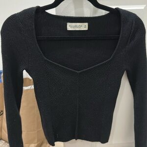 Longsleeve Black Abercrombie Top